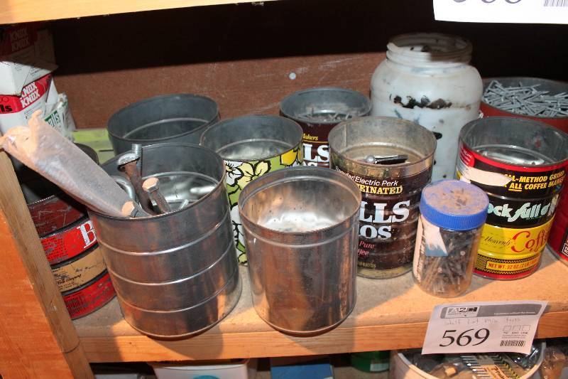 lot 569 image: Hardware - Nuts, Bolts, Nails, Screws, And More