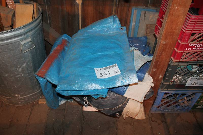 lot 535 image: Tarps