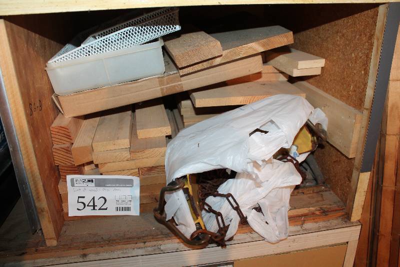 lot 542 image: Wood, Misc Hardware, Chains
