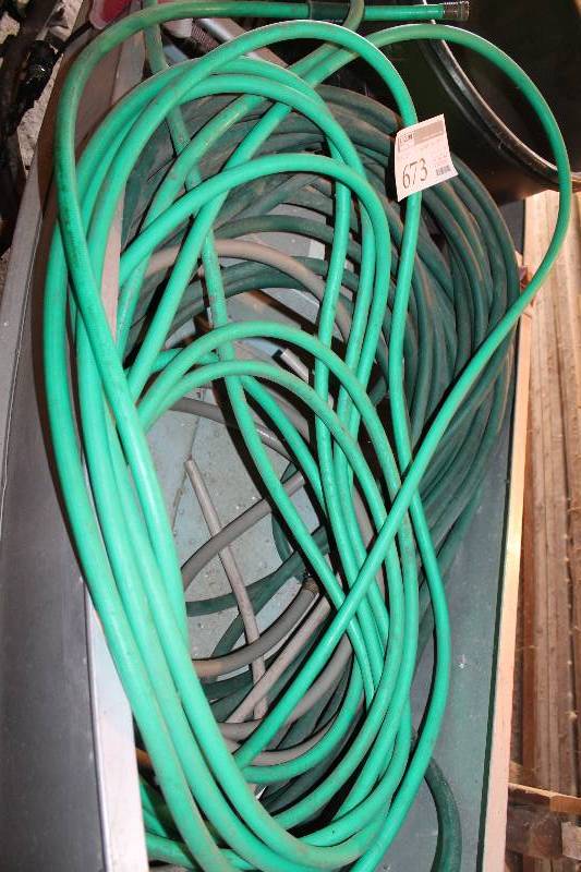 lot 673 image: Lot of (3) Garden Hoses