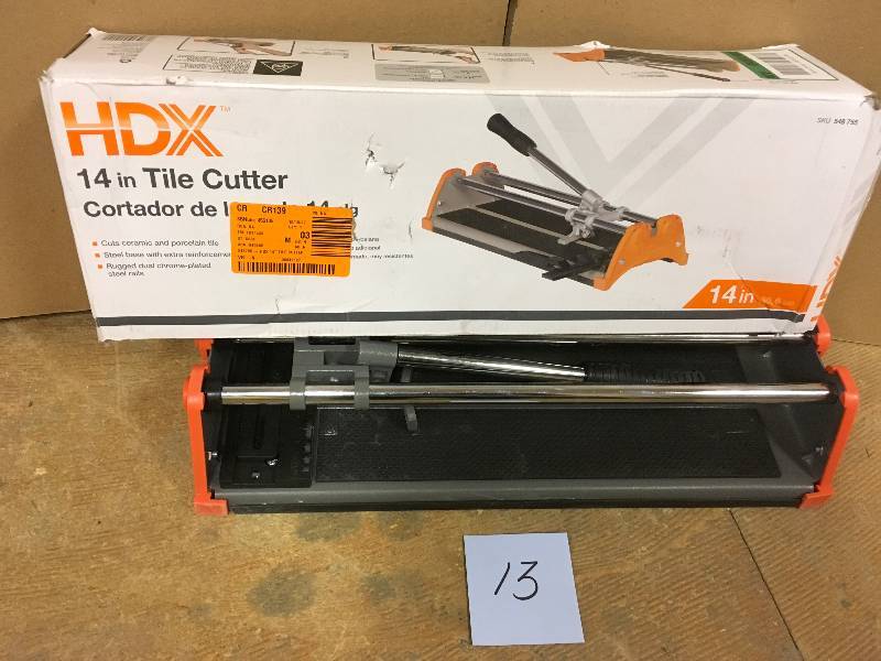HDX 14 in Tile Cutter