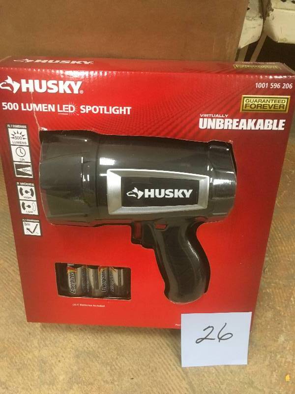 Husky 500 Lumen LED Spotlight New