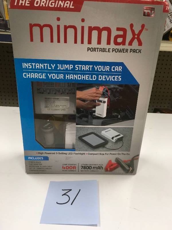 Minimax MA011106 Portable Power Pack Car Jumpstarter