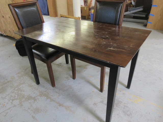 lot 230 image: TABLE AND CHAIRS