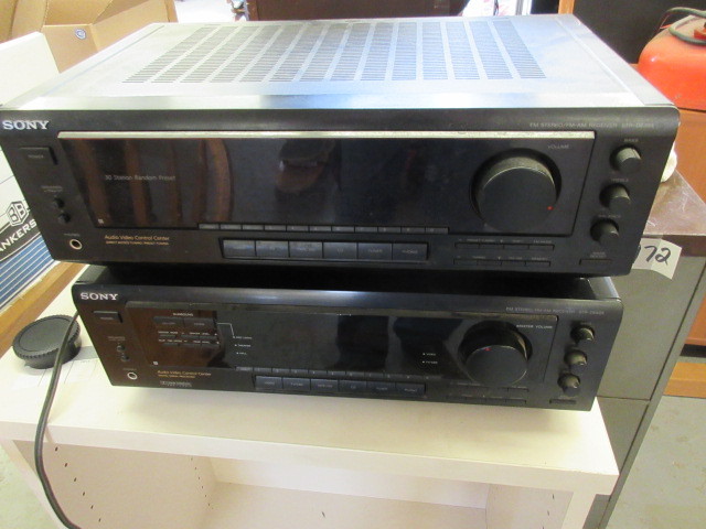 lot 236 image: 2 SONY STEREO AMFM RECEIVERS