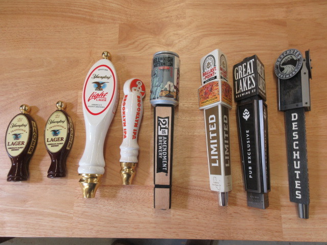 lot 240 image: ASSORTED BAR TAP HANDLES