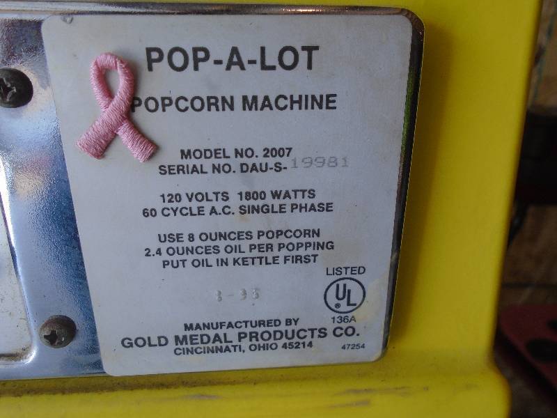 Biddergy - Worldwide Online Auction and Liquidation Services - CLASS A -  DASH 16-Cup Electric Popcorn Popper