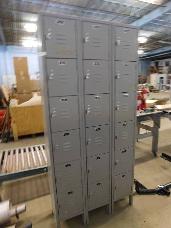 lot 64 image: Metal Pinnacle Storage Lockers