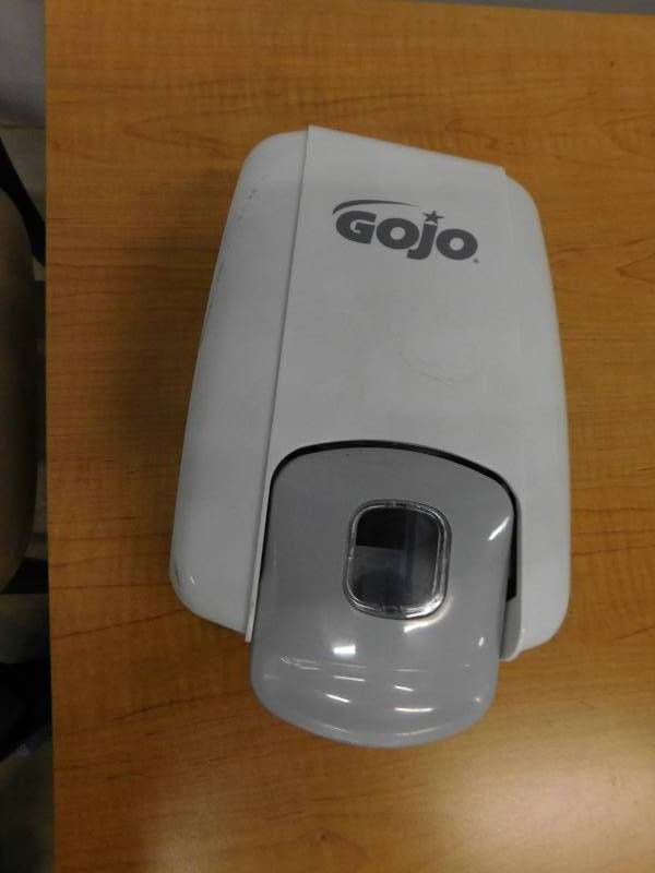 lot 90 image: Industrial Mop Buckets & Gojo Dispenser