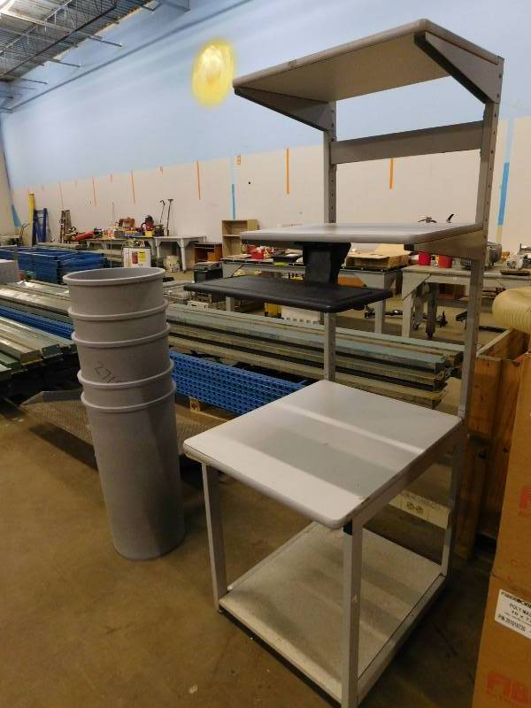 lot 122 image: Standing Desk Unit
