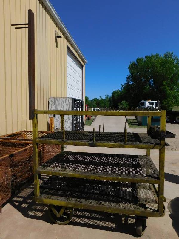 Metal Rolling Storage Rack - 56 x 35