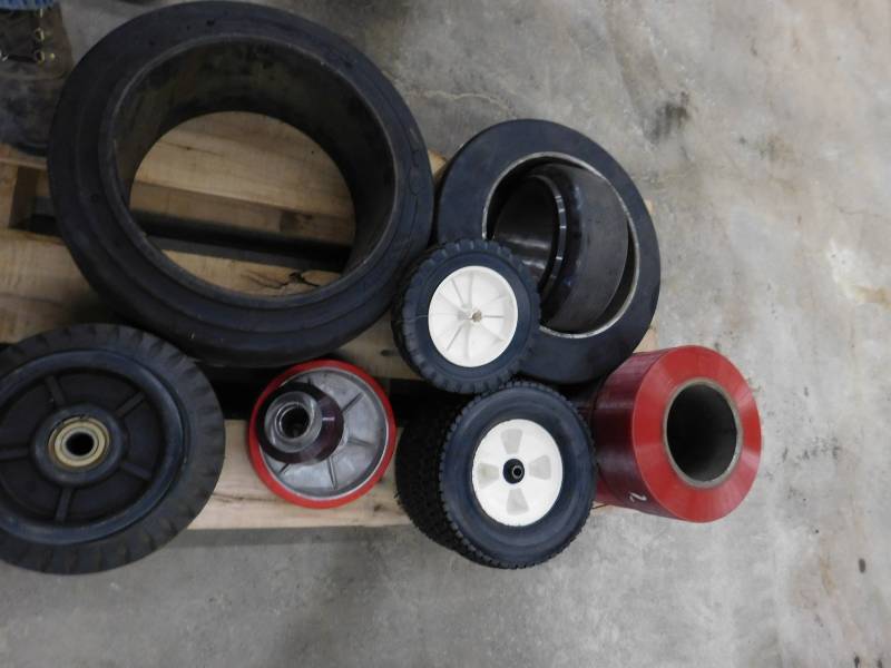 Pallet of Misc. Forklift & Cart Tires