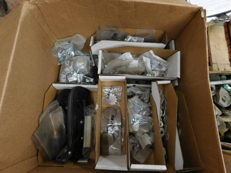 Misc. Lot of Wedges, Rings, Metal Basket, Nuts & Bolts