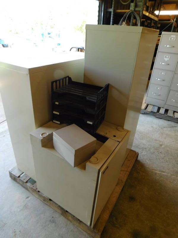 Four Drawer File Cabinet and Printer Stand