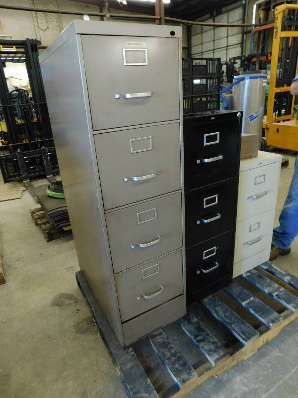 Three Filing Cabinets