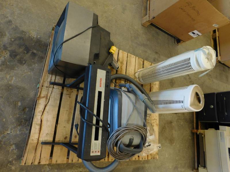 Electric Heaters, Vacuum, Paper Shreader and TVDVD Player