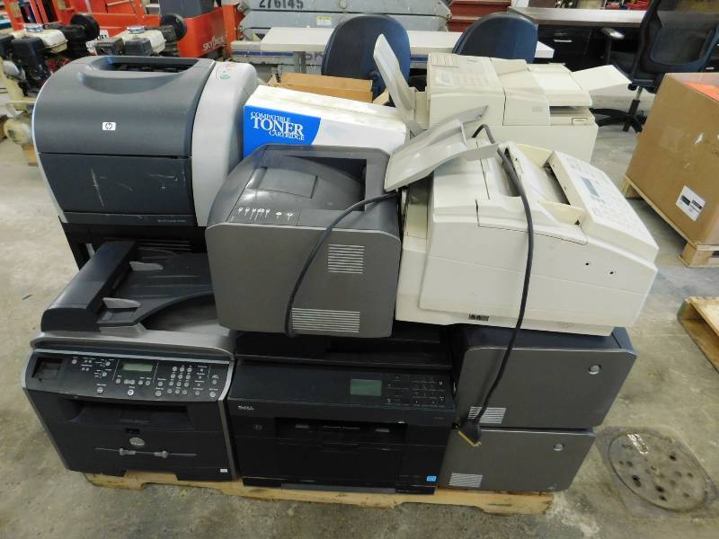 Pallet Lot of Printers, Toner, Scanner