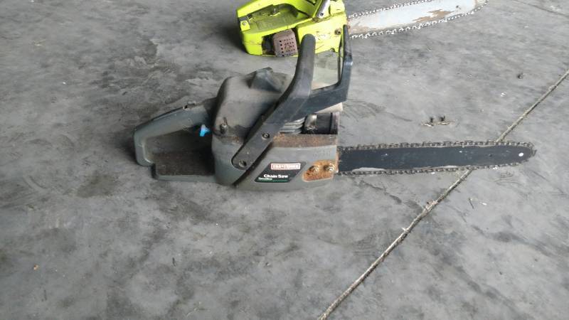 Two Chain Saws