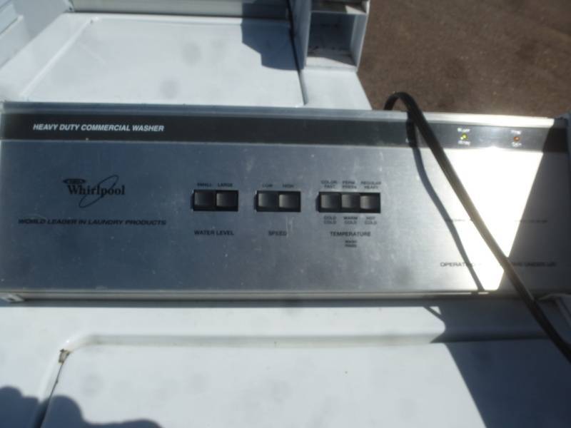 Whirlpool Coin Operated Wash Machine