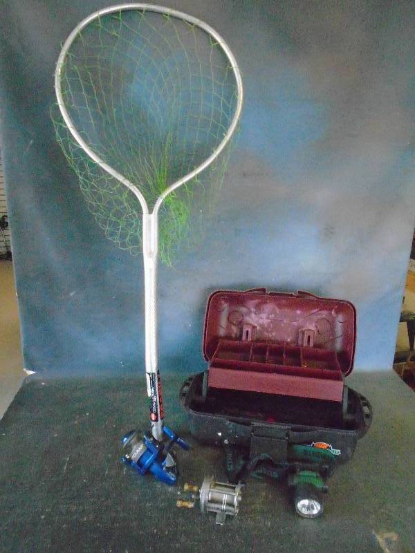 Flambeau Tackle Box & Reels