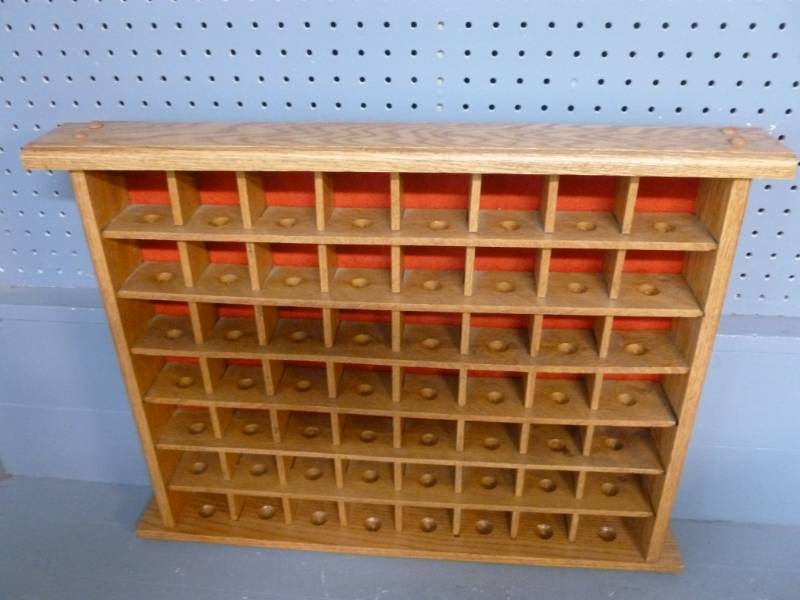 Oak Golf Ball Rack