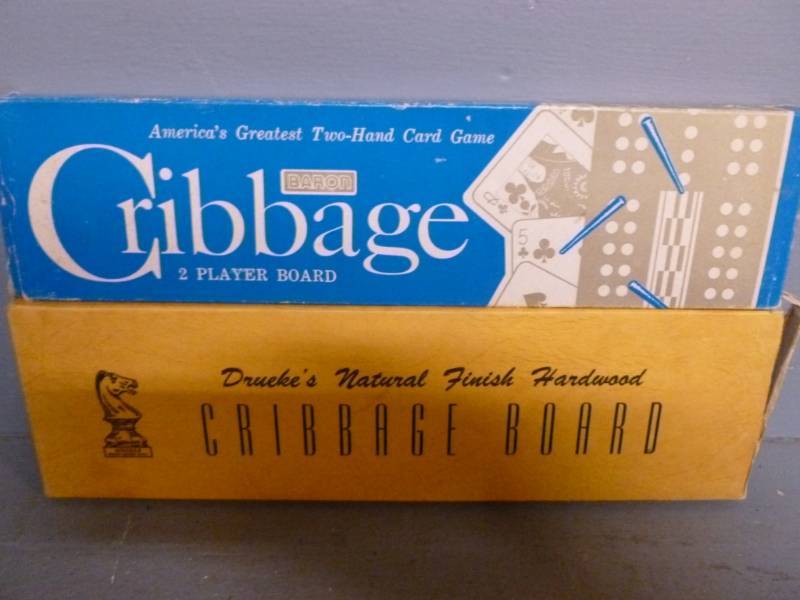 Vintage Cribbage Boards