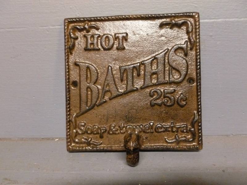 Cast Iron Hat Hook