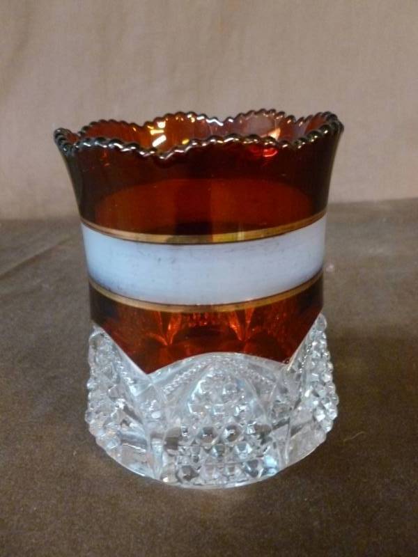 Vintage Ruby Red Glass