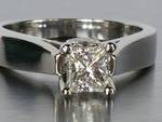 1.02 Carat Diamond Engagement Ring | 14k White Gold | $4100 Appraisal