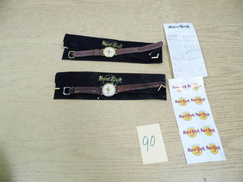 lot 90 image: Hard Rock Caf Watches