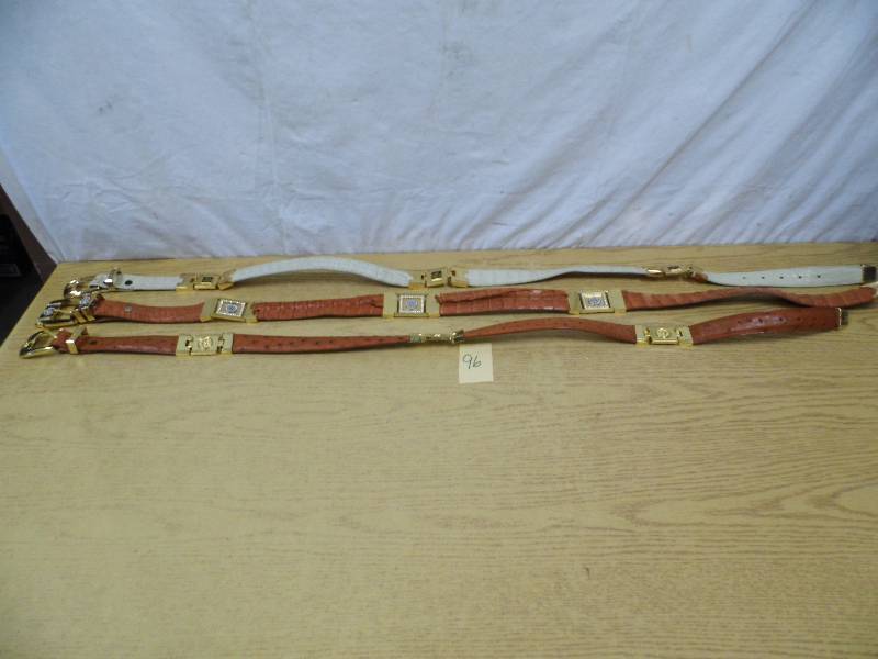 lot 96 image: Leather Belts