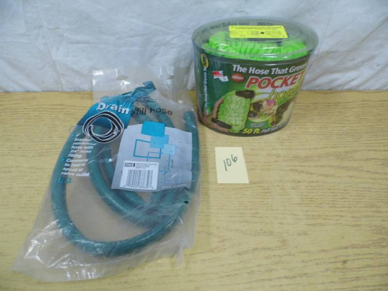 lot 106 image: Pocket Hose - Drain Hose