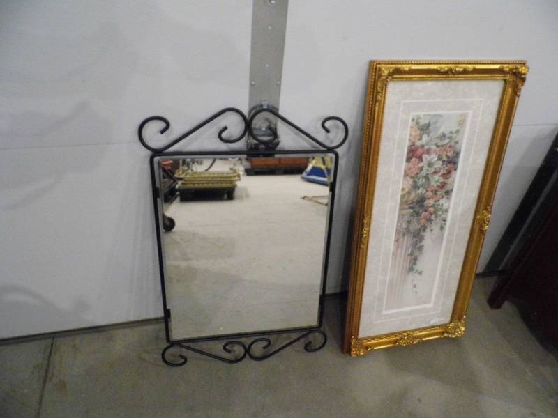 lot 157 image: Mirror - Picture