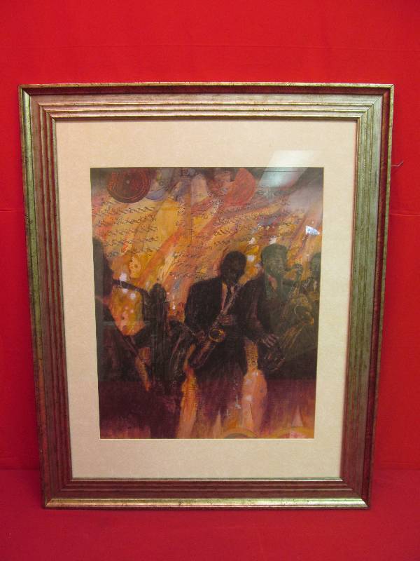 lot 18 image: Water color print
