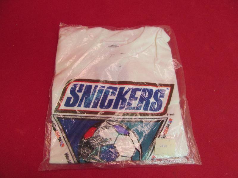 lot 104 image: Snickers world cup t-shirt