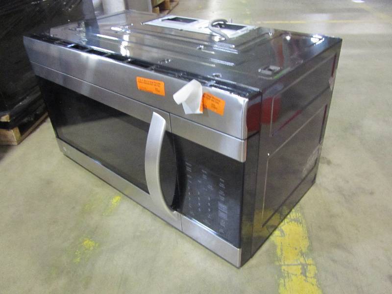 lot 37 image: LG Electronics 1.7 cu. ft. Over the Range Microwave Oven in Stainless Steel with EasyClean Interior
