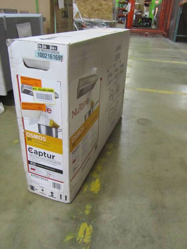lot 41 image: NuTone Osmos 30 in. Convertible Range Hood in Stainless Steel