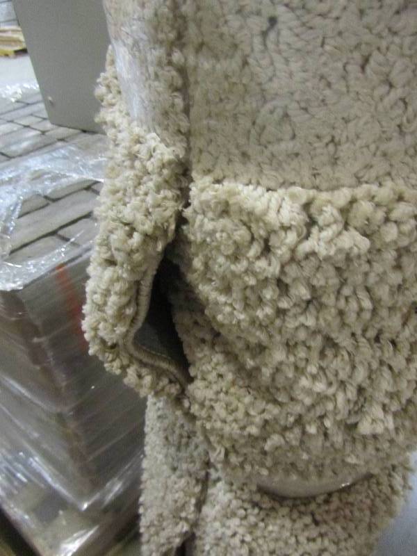 lot 57 image: Home Decorators Collection Poodle Shag Whitecap Grey 5 ft. x 7 ft. Indoor Area Rug HMT 314