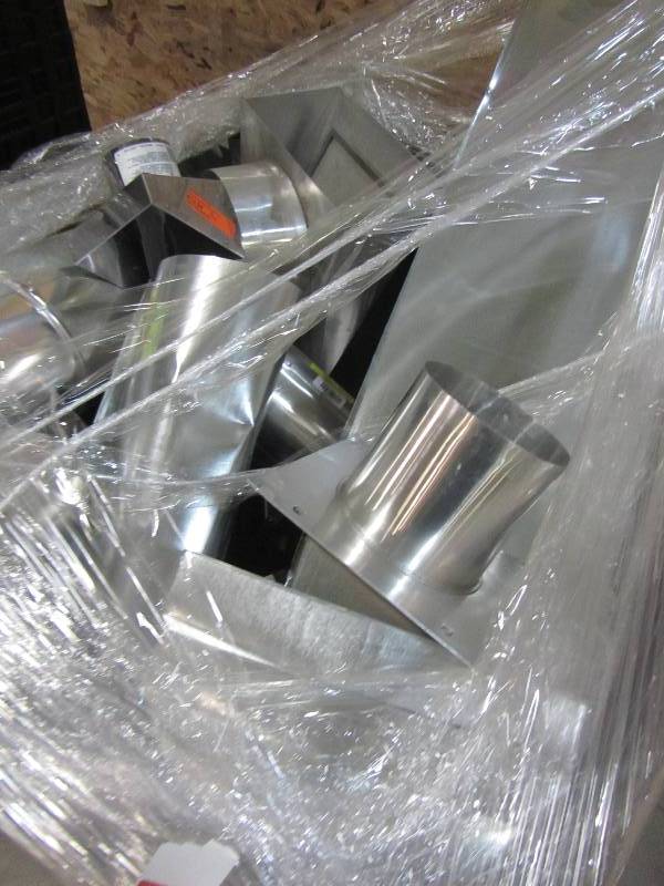 lot 74 image: Various HVAC and Duct Work Pieces (pallet)