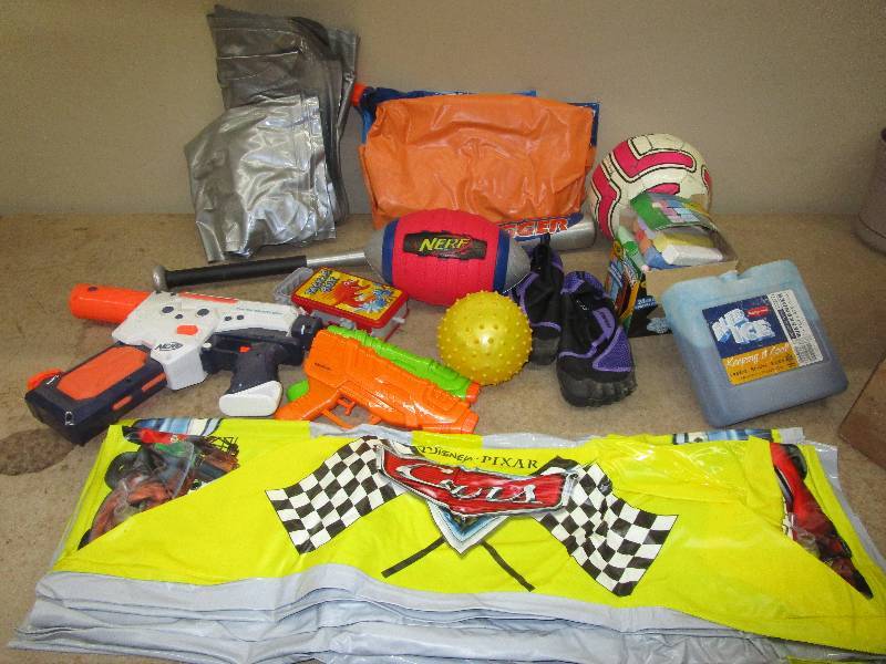 Squirt Guns, Balls, Water Toys and Blowup Mats, Water Shoes, Sidewalk Chalk and More