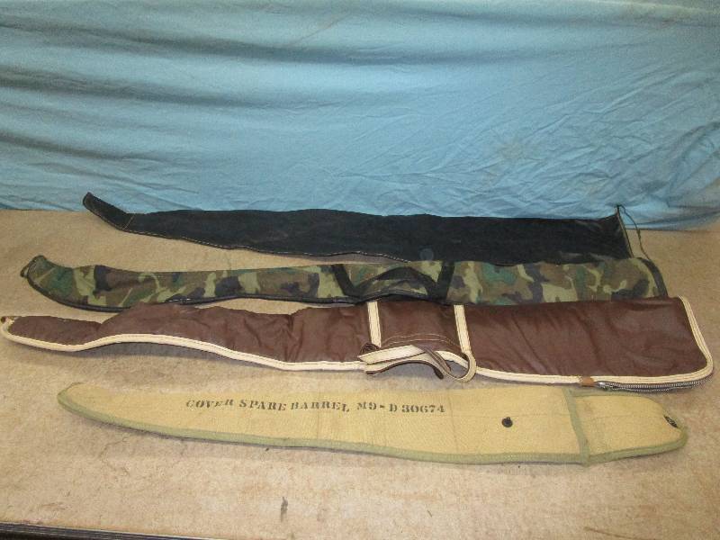 4 Gun Cases one Military Cover Spare Barrel M9-D 30674