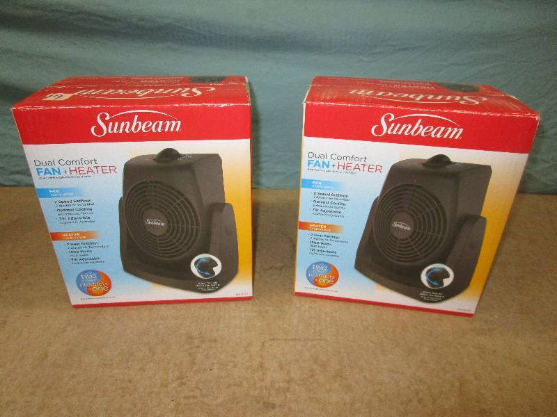 2- Dual Fan Heaters Still Sealed in The Box