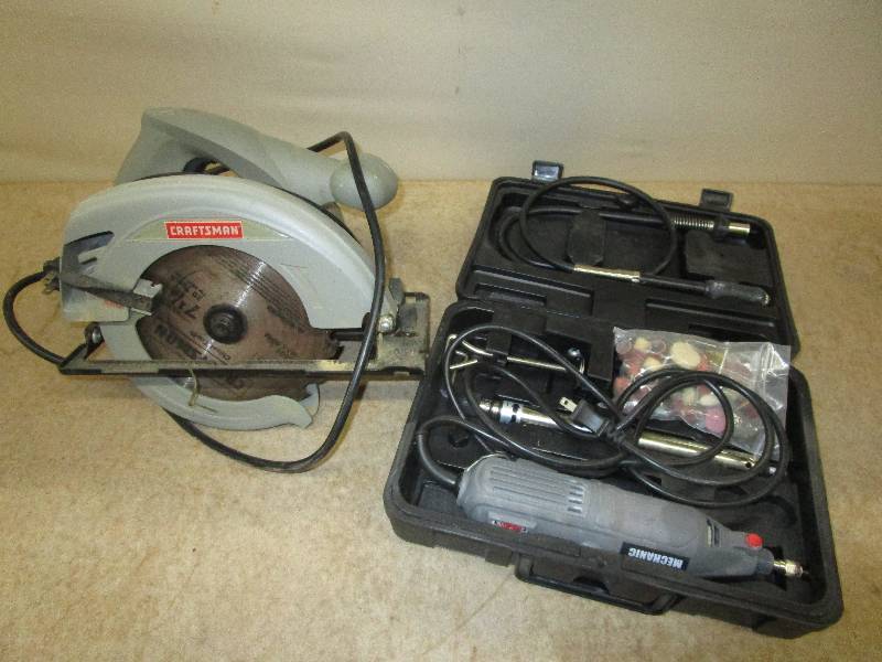 Craftsman Skil Saw and Dremmell Works