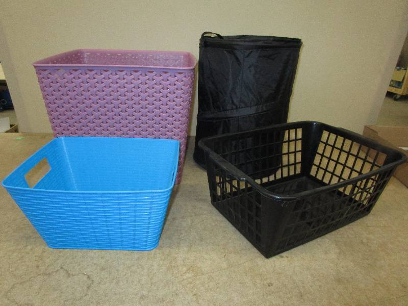 Portable Trash Can, 3 Sizes of Plastic Containers