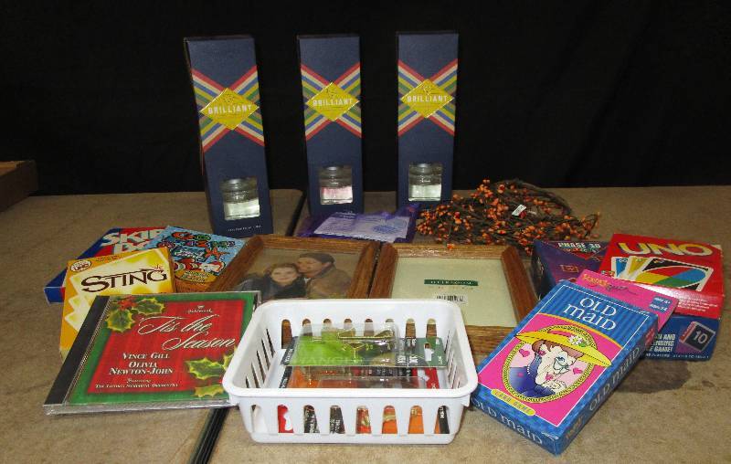 Fragranced Diffuser, Opening Picture Frame, Small House Dcor, Calculator, Card Games