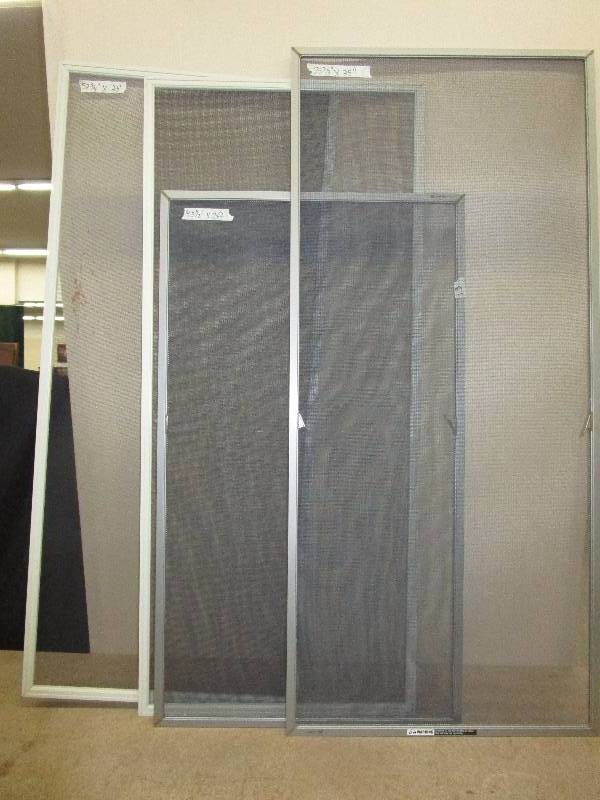Screens, two are 52 34 x 23 inches, another 43 12 x 2 ft, another 55 38 in x 25 inches