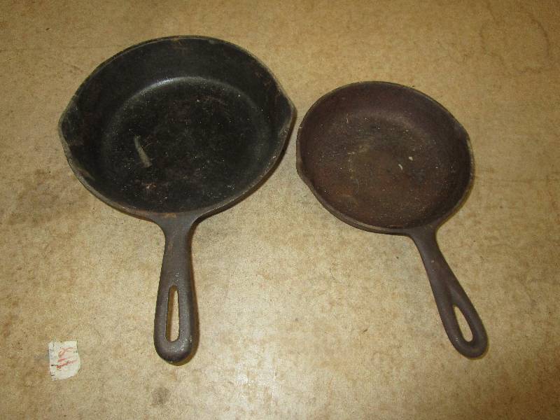 Cast Iron Fry Pans #5 and #3