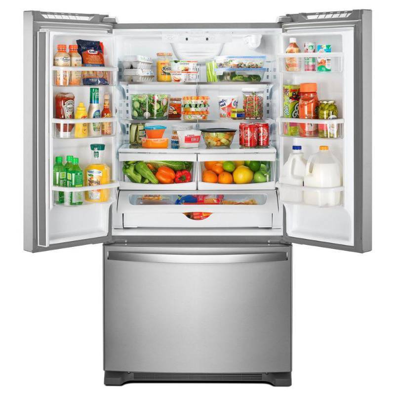 lot 2 image: BRAND NEW - WITH WARRANTY - WHIRLPOOL  MODEL # (WRF535SWHZ) - 36 in. W 25 cu. ft. French Door Refrigerator in Fingerprint Resistant Stainless Steel with Internal Water Dispenser - MSRP $ 1899.99