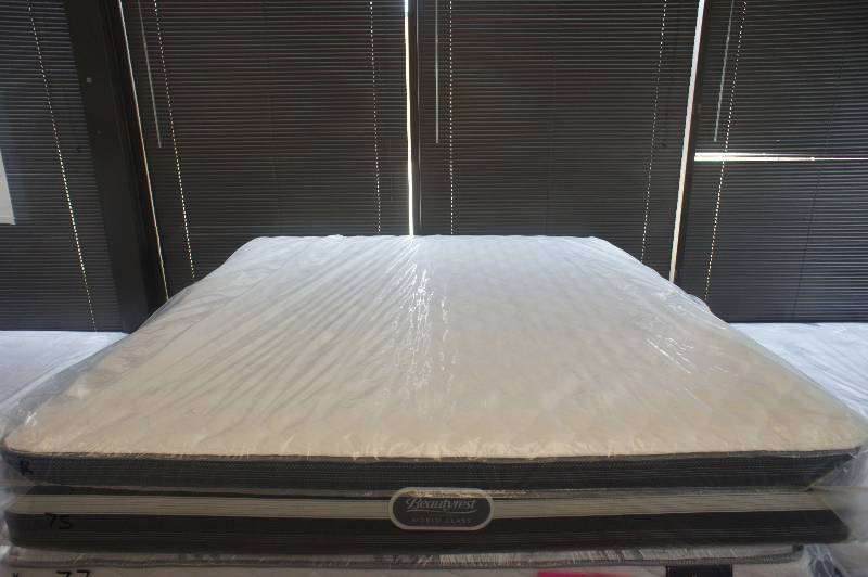 lot 18 image: NEW - KING SIZE - SIMMONS BEAUTYREST - VANDERBILT - FIRST CLASS - KEATON EXTRA FIRM  - KING SIZE MATTRESS MSRP $2499.99