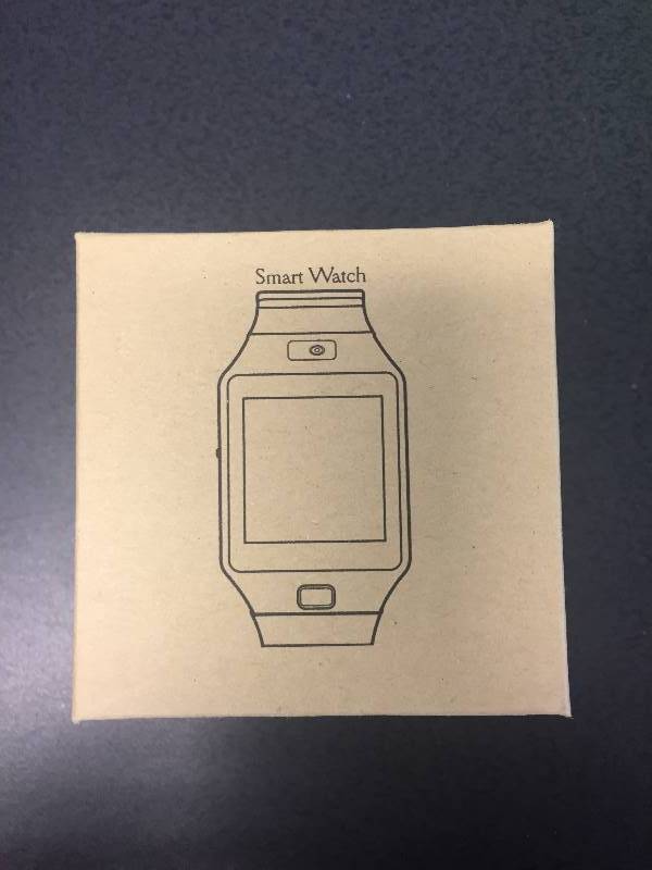 lot 22 image: BRAND NEW - DZ09 Bluetooth Smart Wrist Watch with Camera and Sim Card Slot (BLACK)